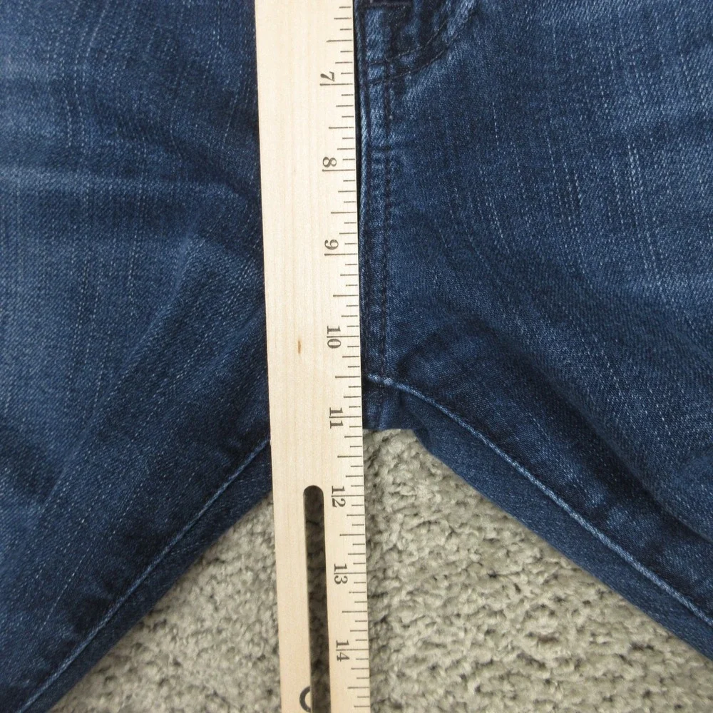 7 For All Mankind Jeans Mens 40x30 Blue The Straight Foolproof Denim Pants Faded